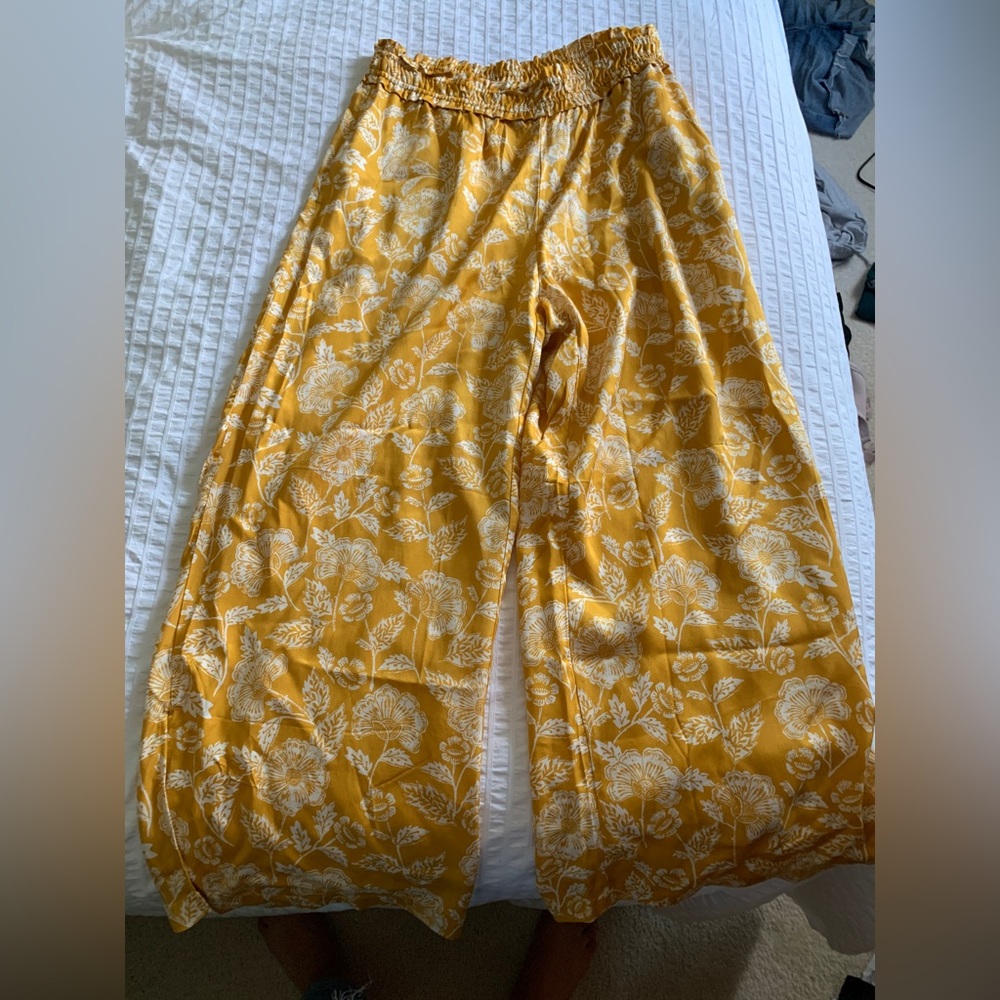 By Anthropologie Wide Leg Pull on Pant